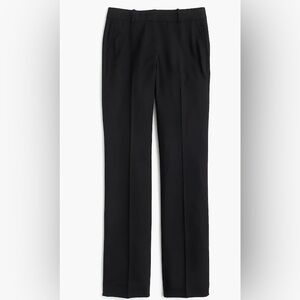 J Crew Campbell Traveler trouser in Italian wool bi stretch in Navy Blue and Blk